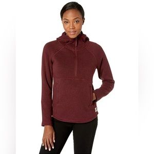 The North Face Women's Crescent Hooded 1/2 Zip Pullover Size XL
